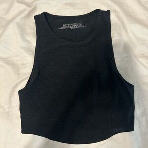 Beyond Yoga Charcoal Crop Top